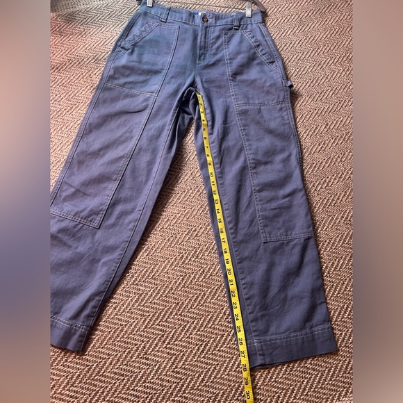 Old Navy Women's Wide Leg Utility Pants in Slate Blue/Wintery Waters Size 4 - Picture 10 of 14